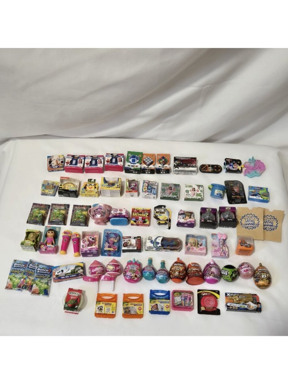 Zuru Toy Mini Brand Lot Of 67 Nickelodeon  SpongeBob Dora Jojo Siwa TMNT
